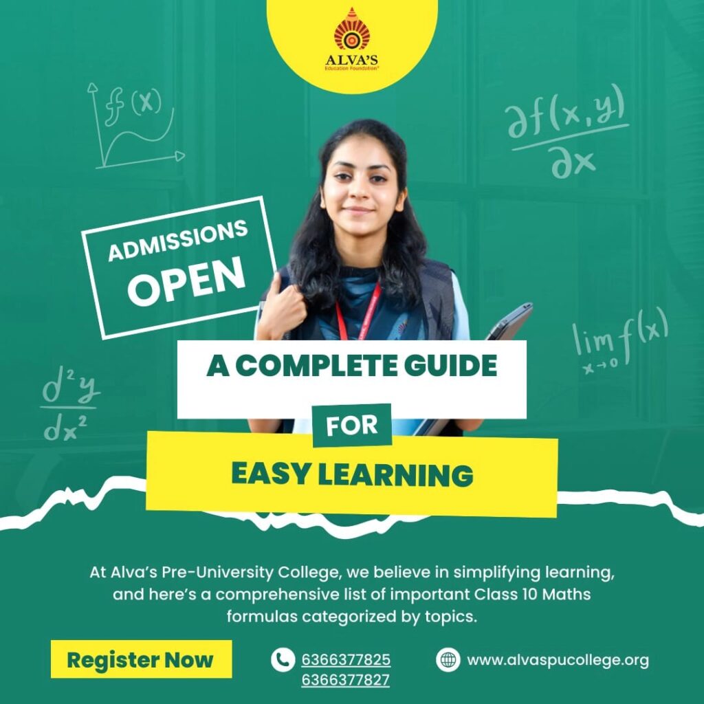 Class-10-Maths-Formulas